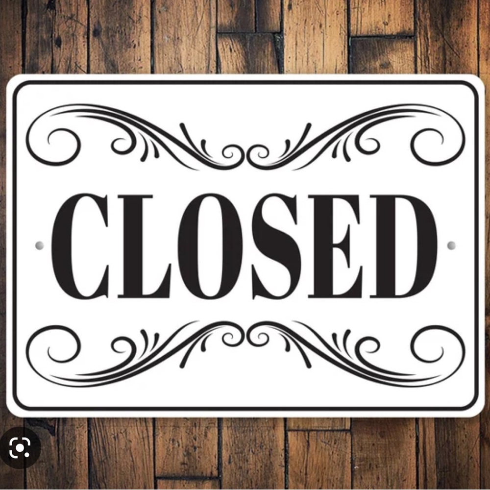 Shop Is Closed